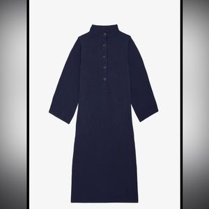 Mara Hoffman sadia dress navy size medium NWT
